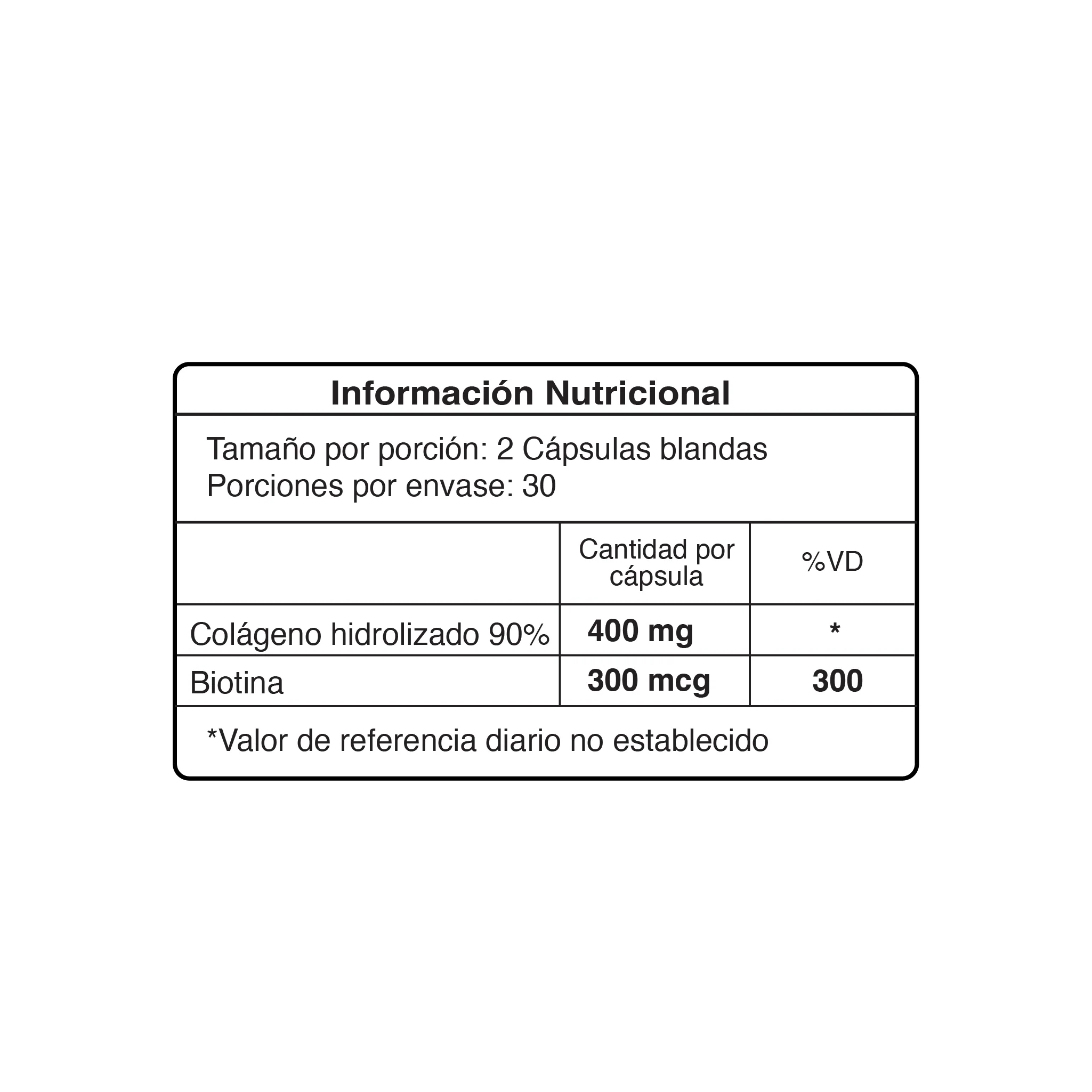 Cápsulas Colágeno + Biotina - Image 3