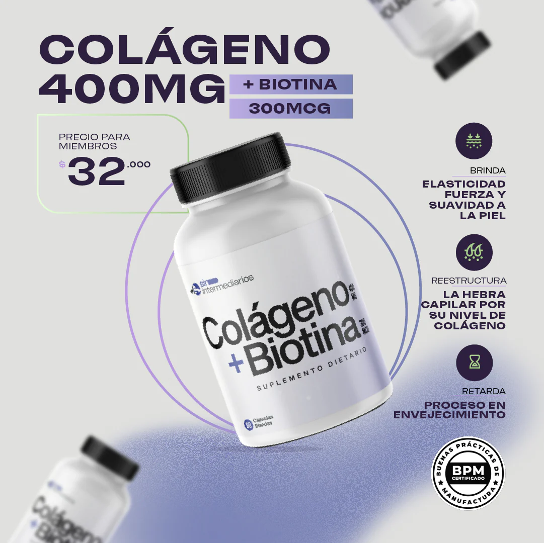 Cápsulas Colágeno + Biotina - Image 4