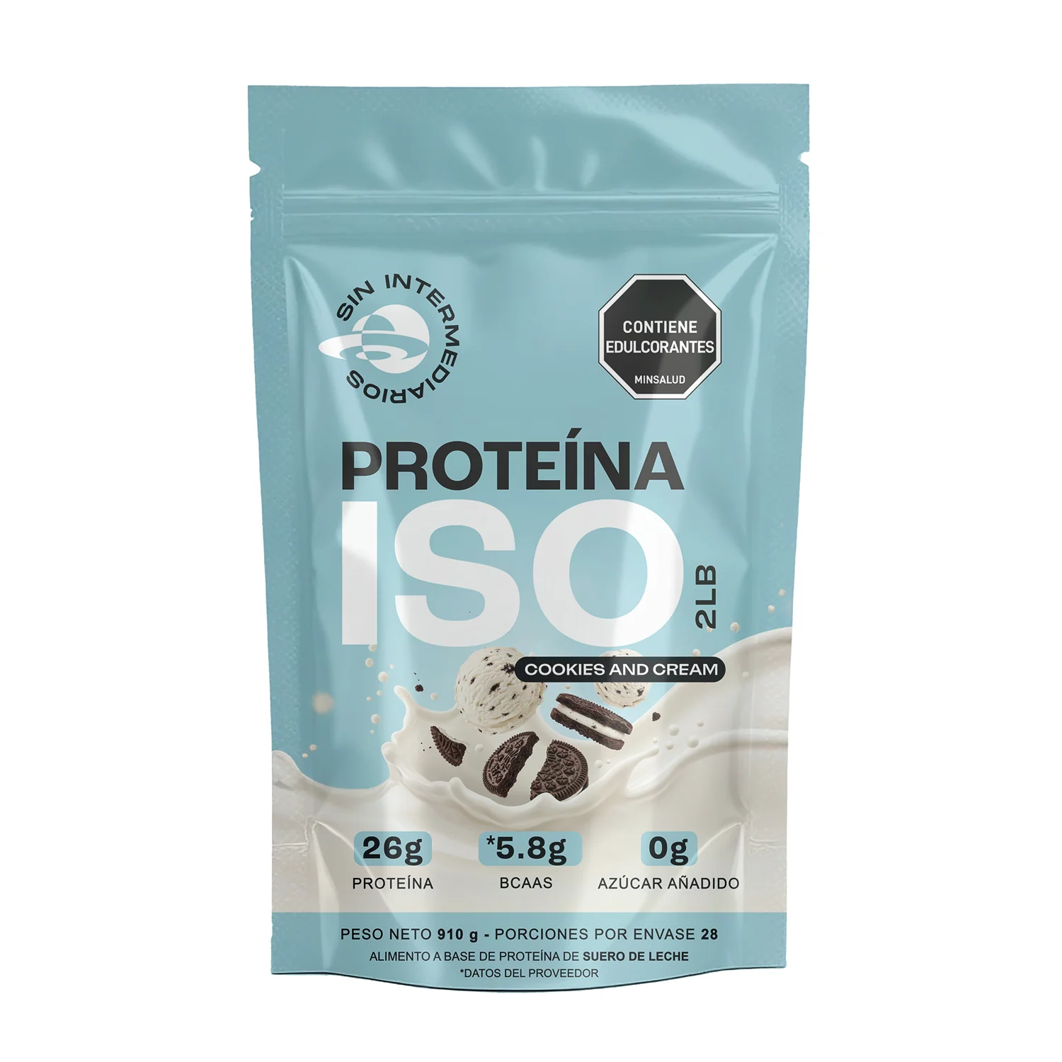 Proteína Aislada ISO - Cookies & Cream - Image 3