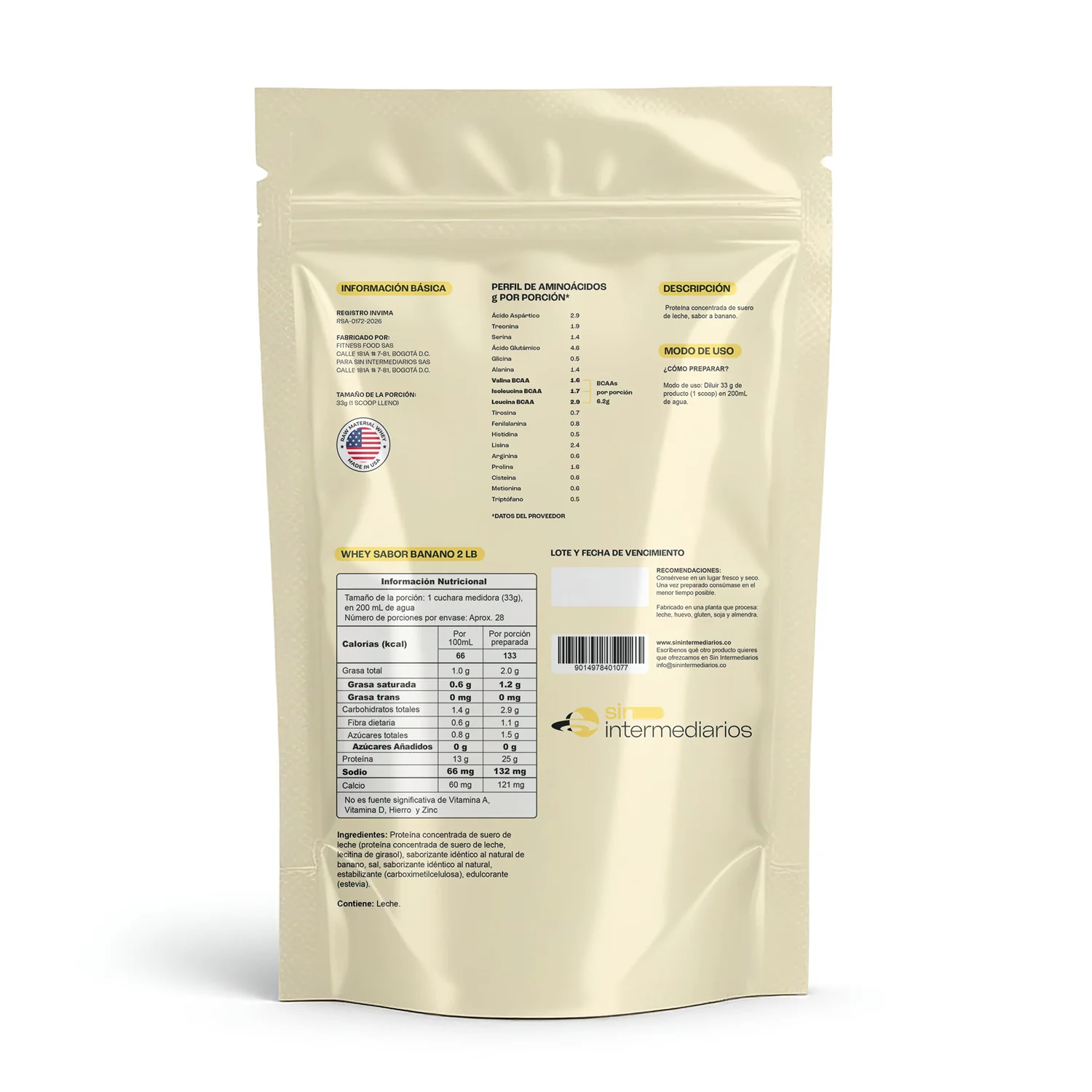 Proteína Whey - Banano - Image 4